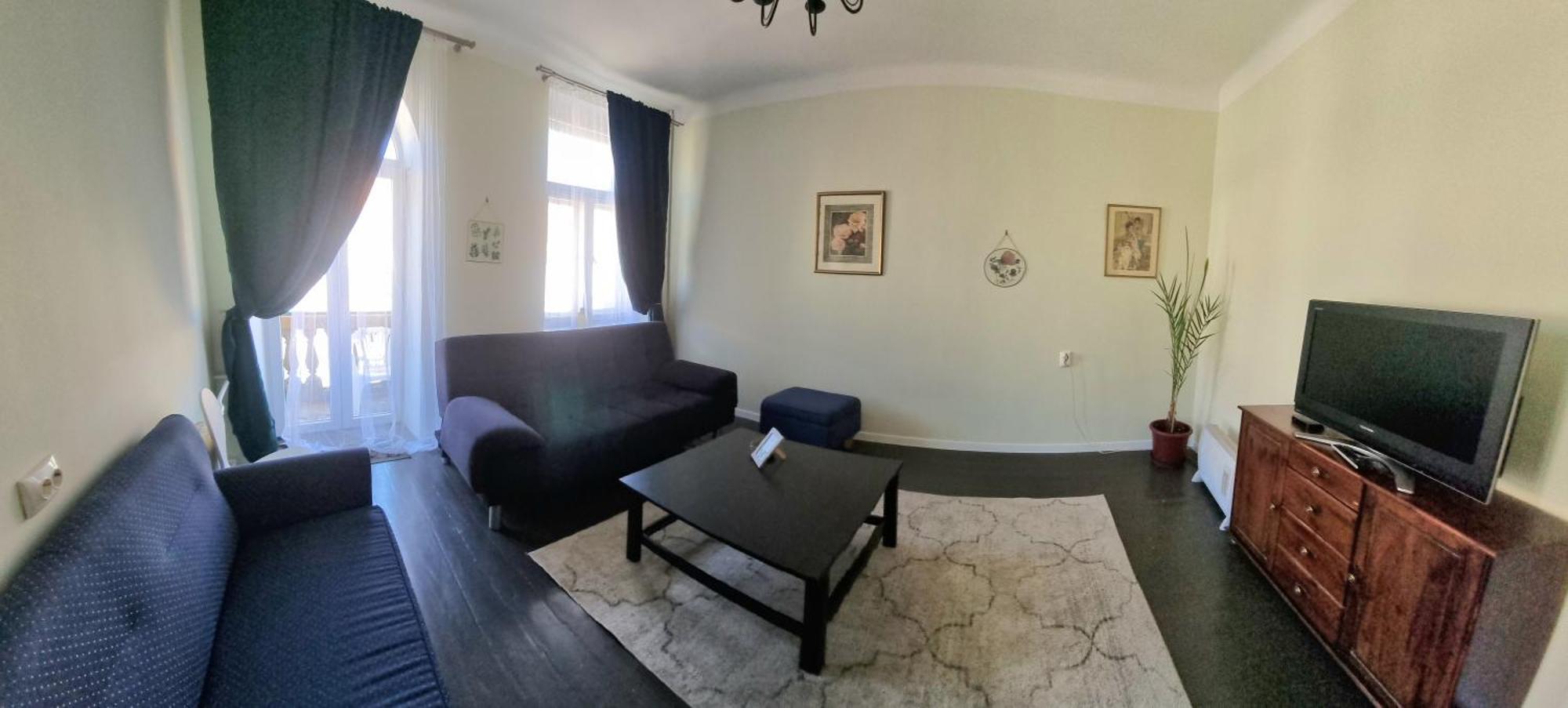 Classy Green Old Town Apartment Klaipėda Rum bild